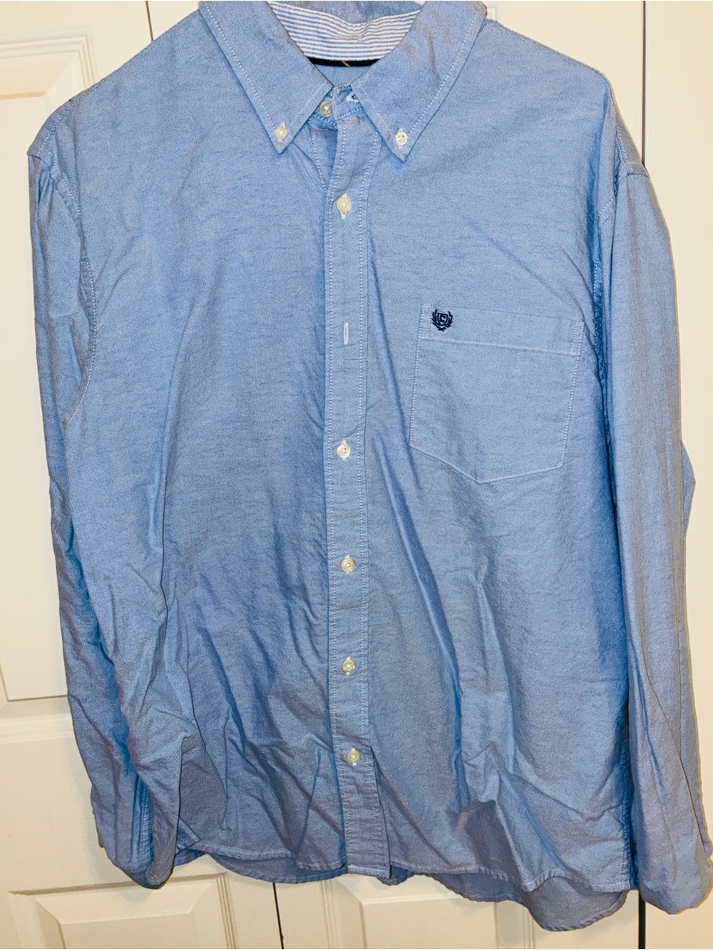 Chaps Light Blue Button-Down Oxford Shirt